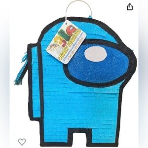 Mini Piñata Among Us - light blue